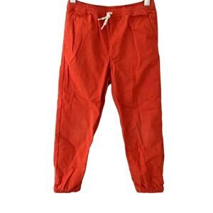 Lands End Iron Knee Pull On Stretch Woven Joggers - Persimmon Spice - 5/6, M